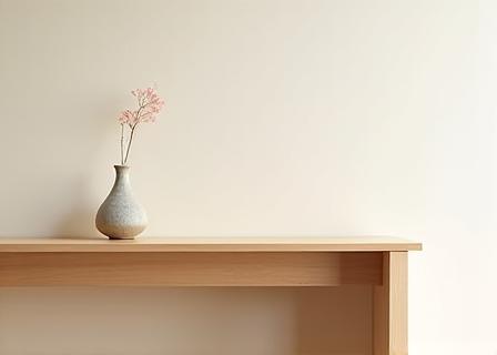 Furniture minimalis dari kayu sungkai